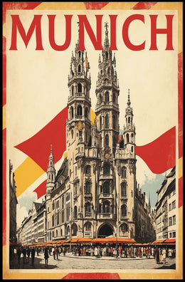 Munich Architectural Splendor Poster