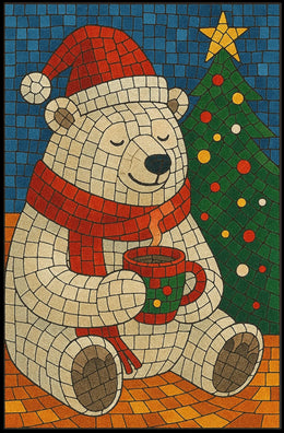 Polar Bear North Pole Poster