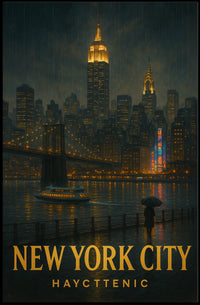 New York City Skyline Poster