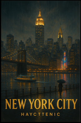 New York City Skyline Poster