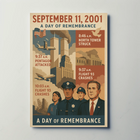 9/11 Remembrance Vintage Design Historical Poster