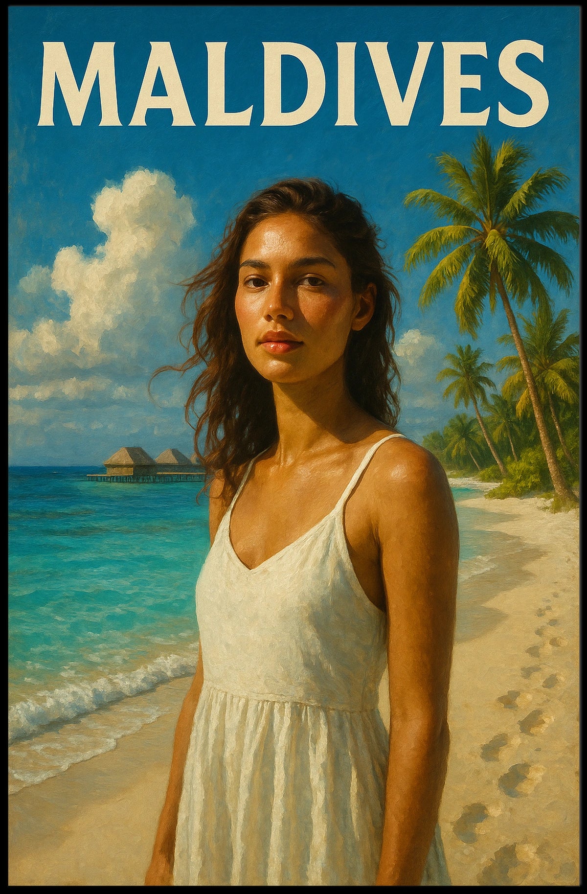 Maldives Paradise Poster