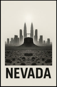 Nevada Urban Meets Desert Poster