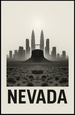 Nevada Urban Meets Desert Poster
