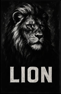 Majestic Lion Portrait Poster
