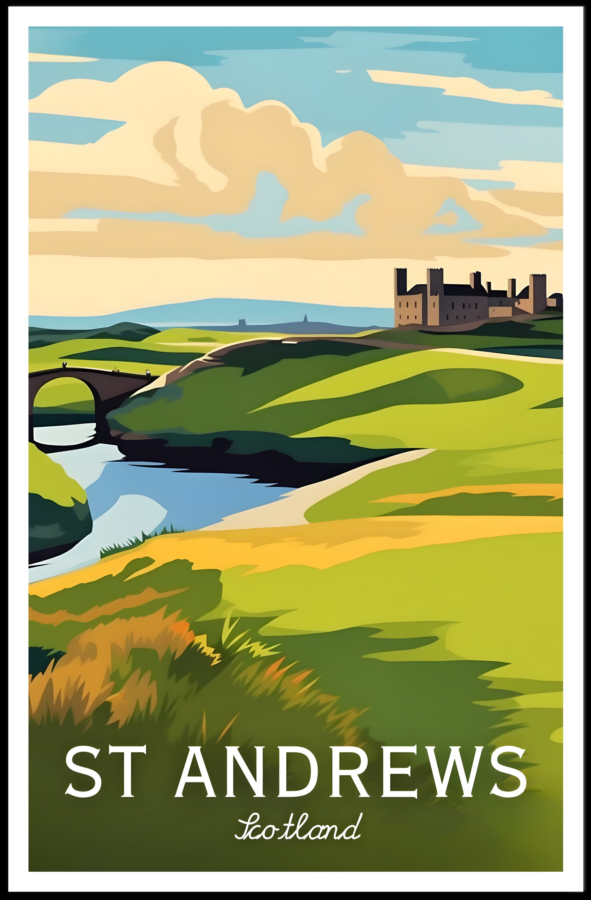St Andrews Scenic Poster