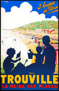 Trouville La Reine Des Plages Poster