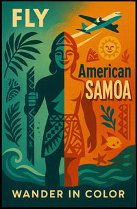 Explore American Samoa Vibrant Travel Poster PosterGoat