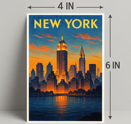 New York City Skyline Poster PosterGoat