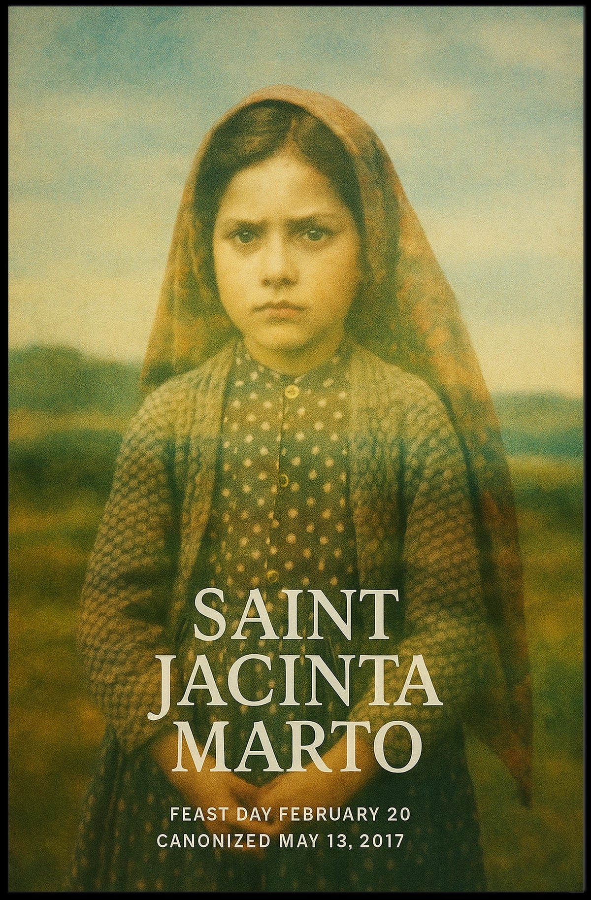 Saint Jacinta Marto Poster