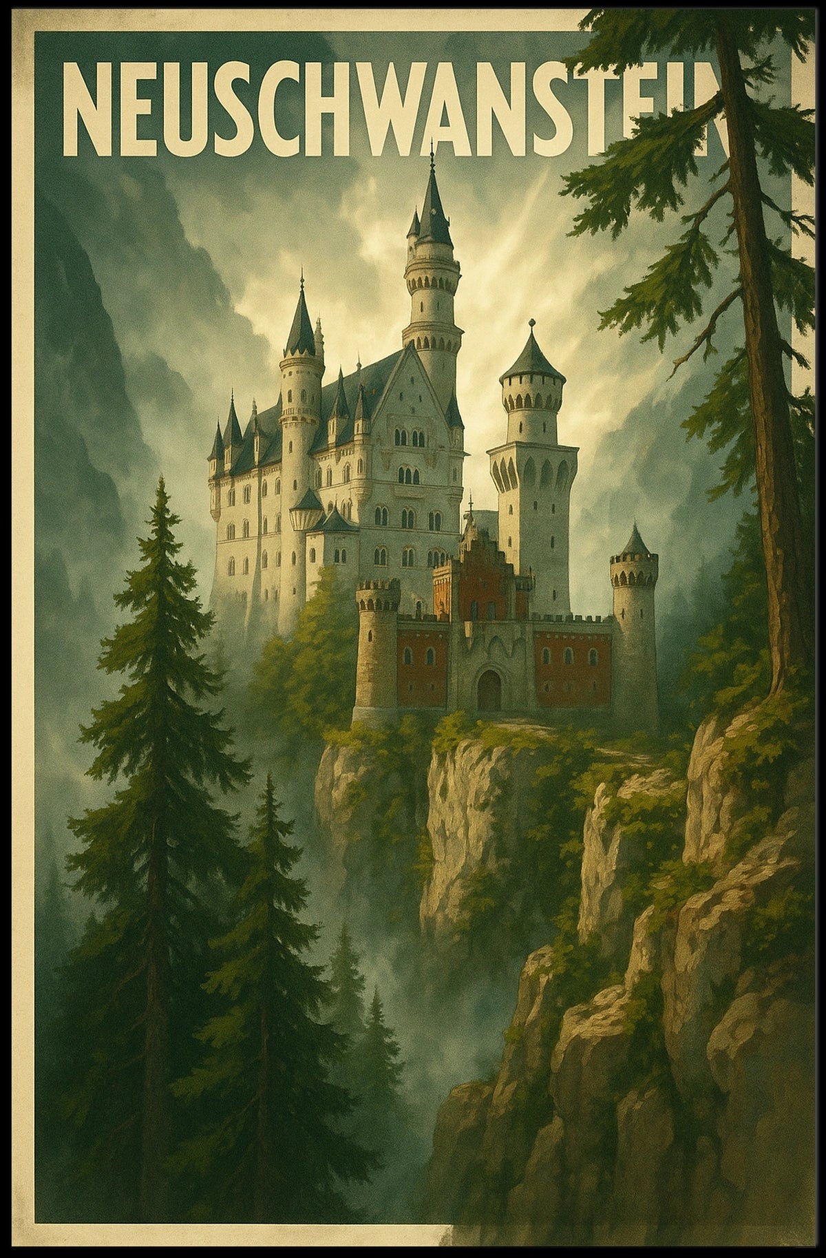 Neuschwanstein Castle Poster
