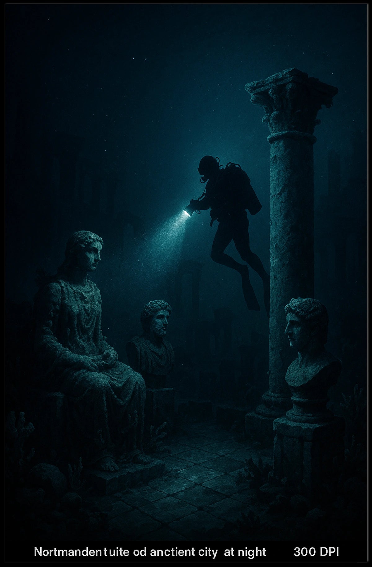 Exploration Of An Ancient Underwater Poster