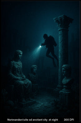 Exploration Of An Ancient Underwater Poster