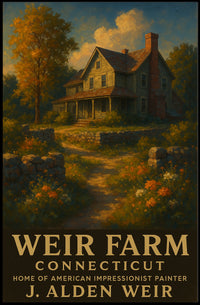 Weir Farm Home Of J. Alden Weir Poster
