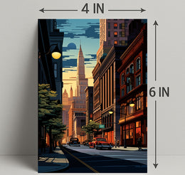 Urban Sunset Poster PosterGoat