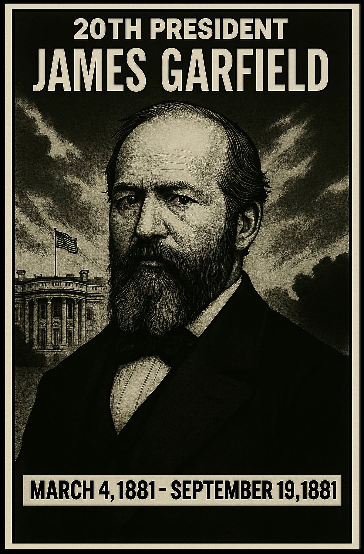 James Garfield 20Th President Poster