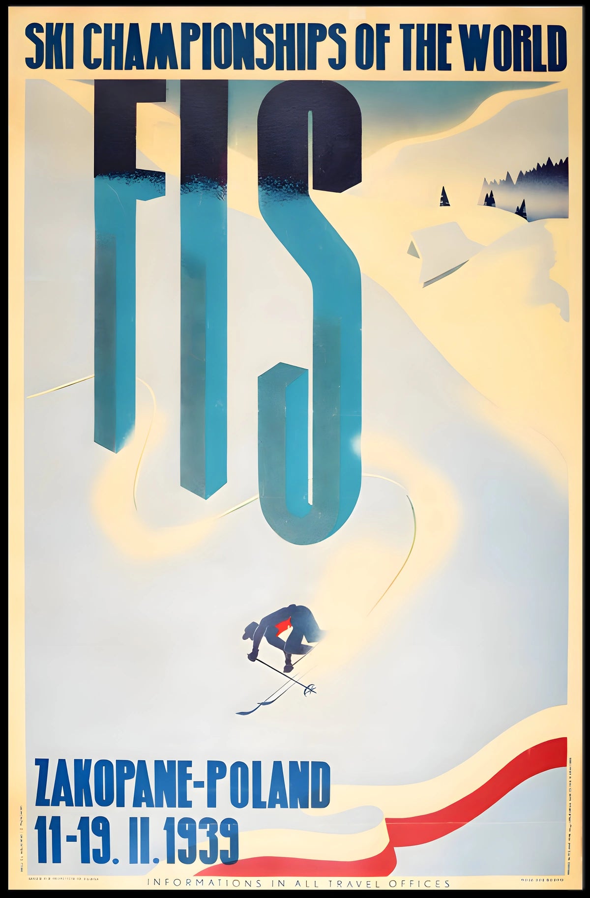 Fis Ski Championships 1939 Zakopane, Poster