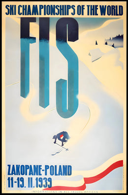 Fis Ski Championships 1939 Zakopane, Poster