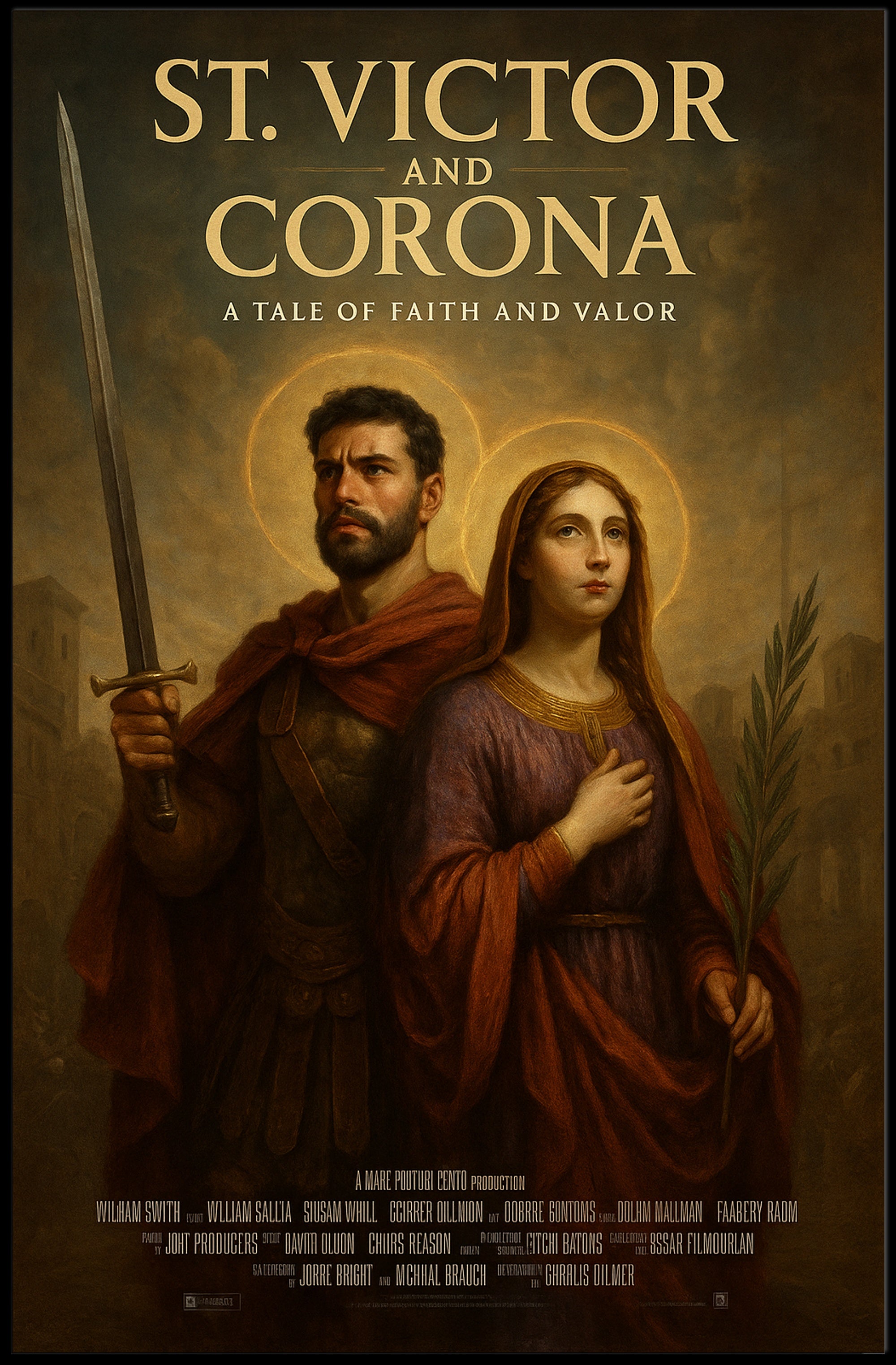 St. Victor And Corona A Tale Of Faith Poster