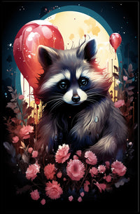 Moonlit Mischief Poster Moonlight Wall Art For Living Rooms