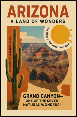 Grand Canyon Natural Wonder Art Poster