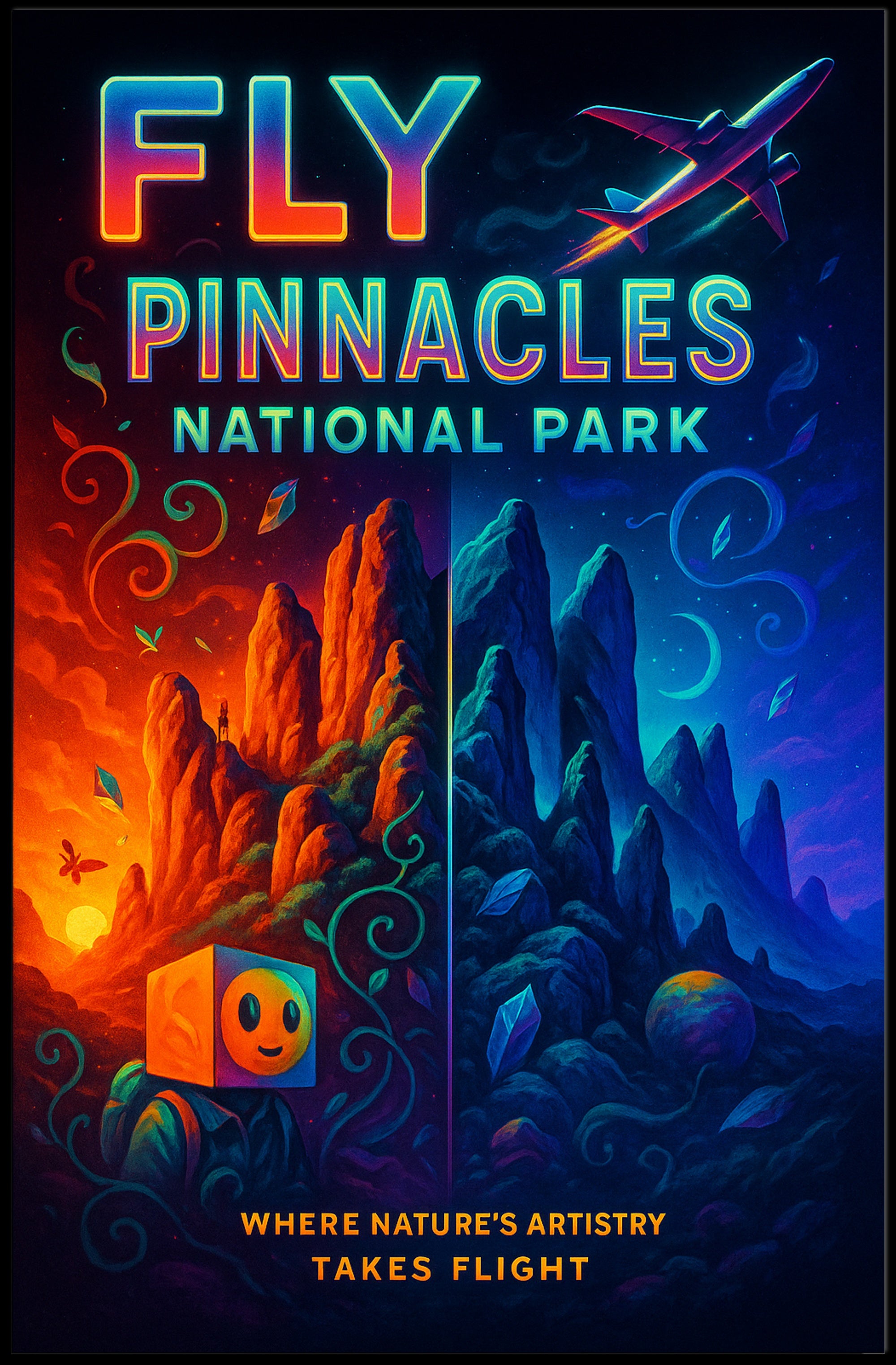 Fly Pinnacles National Park Art Print