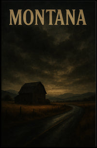 Montana Landscape Poster