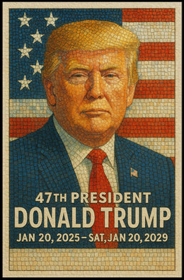 Donald Trump 47th President Poster