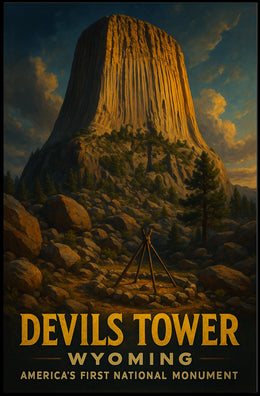 Devils Tower AmericaS First National Poster