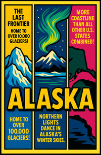 Alaska The Last Frontier Poster