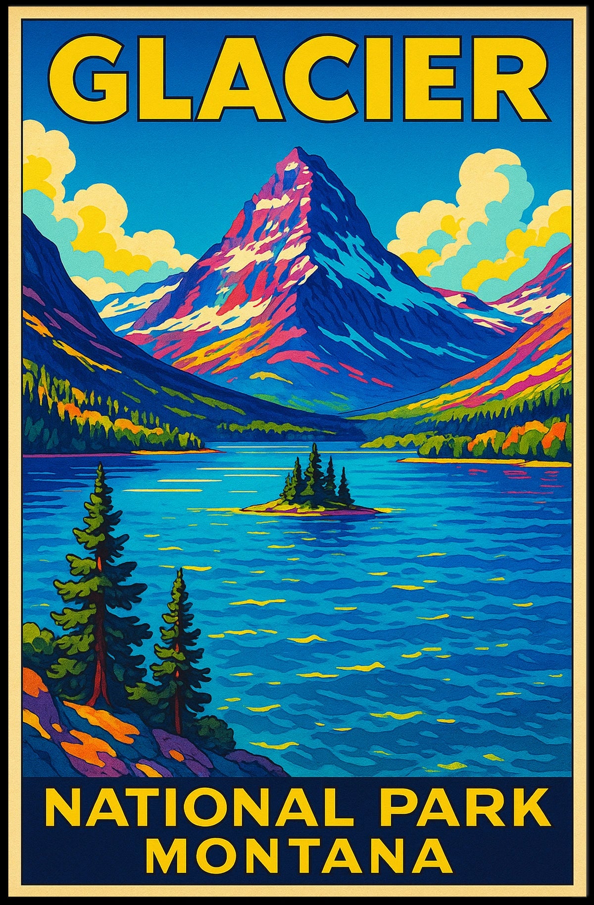Glacier National Park, Montana Poster