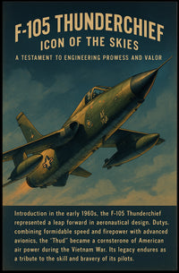 F-105 Thunderchief Icon Of The Skies Poster