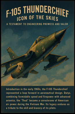 F-105 Thunderchief Icon Of The Skies Poster