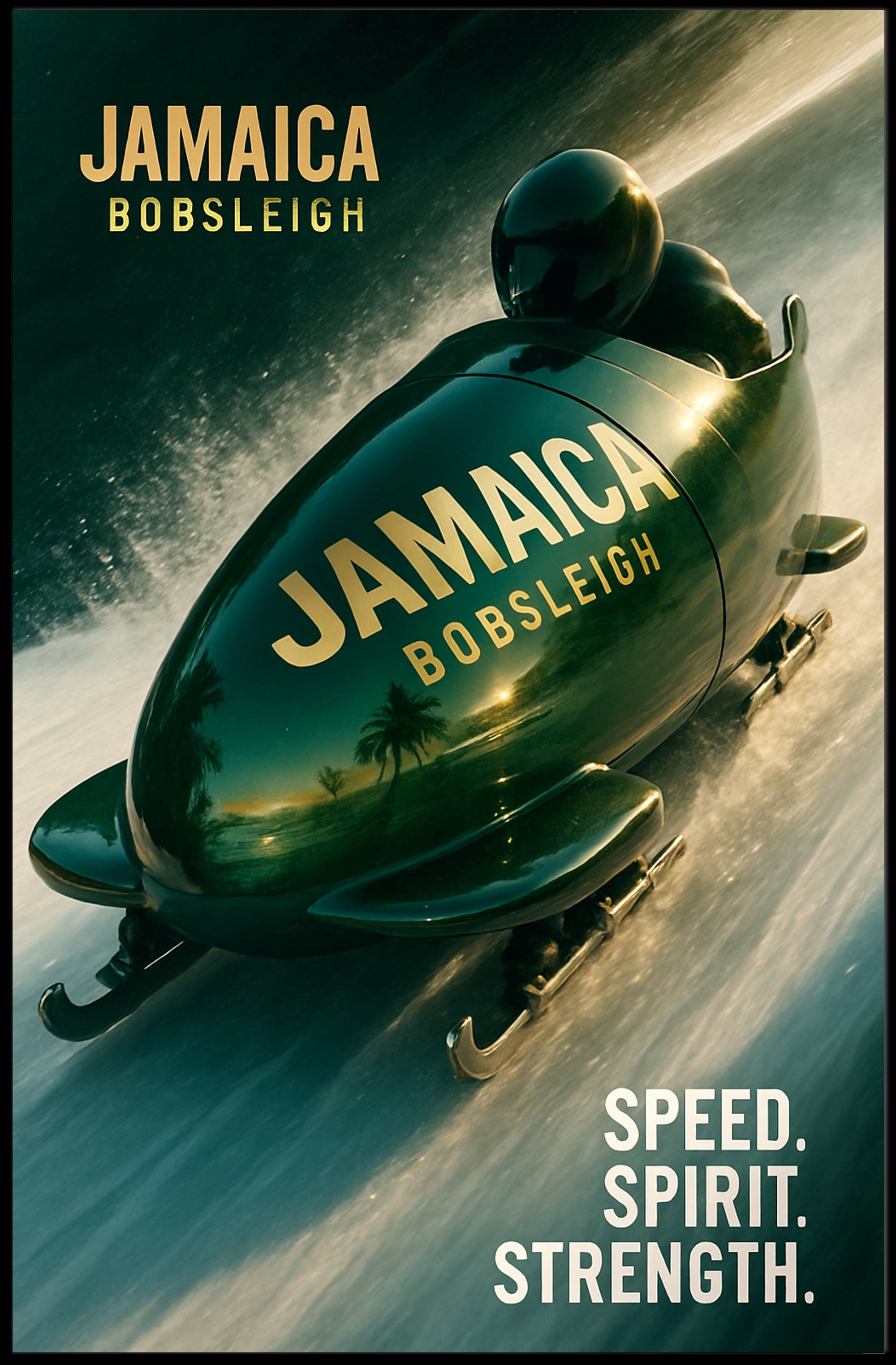 Jamaica Bobsleigh Poster