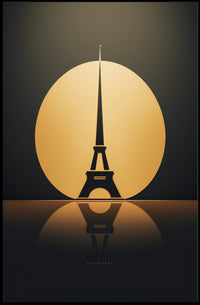Eiffel Tower Elegance: Modern Art Parisian Poster