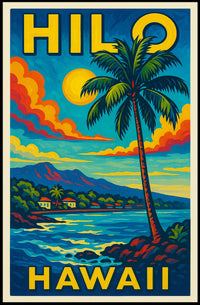 Hilo, Hawaii Poster