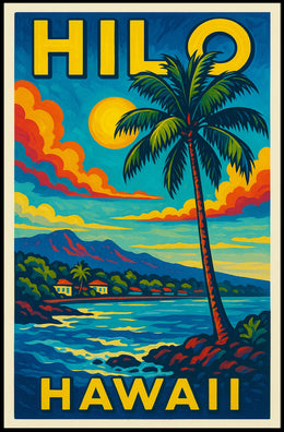 Hilo, Hawaii Poster