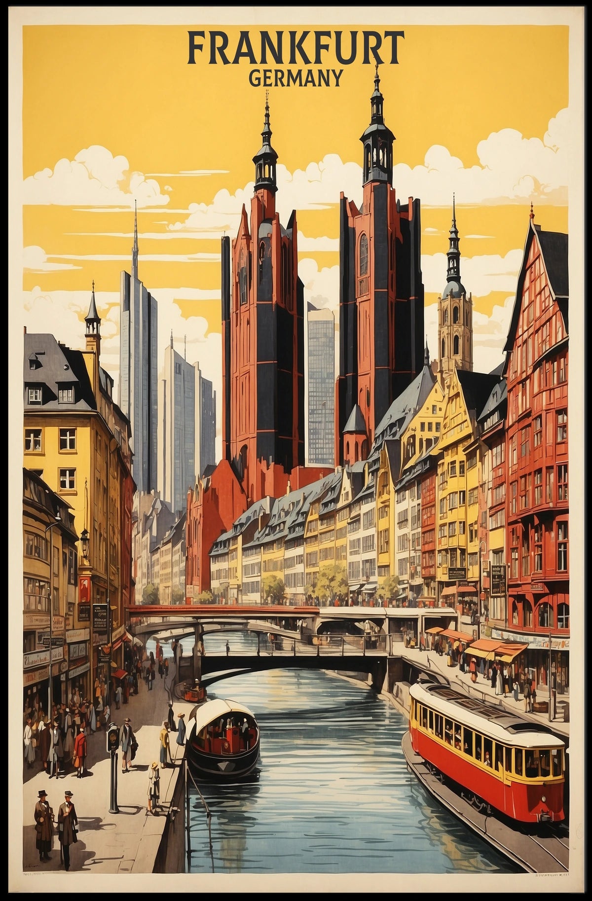 Frankfurt, Germany Poster