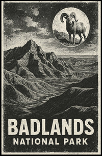 Badlands National Park Poster