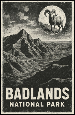Badlands National Park Poster