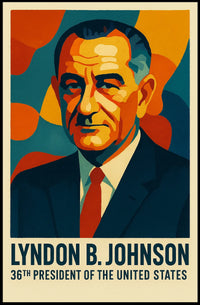 Lyndon B. Johnson 36Th President Poster
