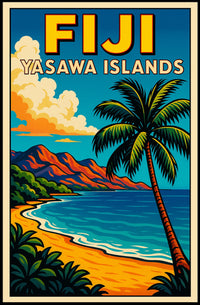 Fiji Yasawa Islands Poster