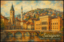 Sarajevo Bosnia and Herzegovina Poster
