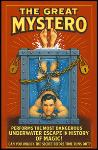 The Great Mystero Underwater Escape Poster PosterGoat