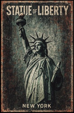 Statue of Liberty New York Poster PosterGoat