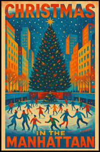 Christmas in Manhattan Poster