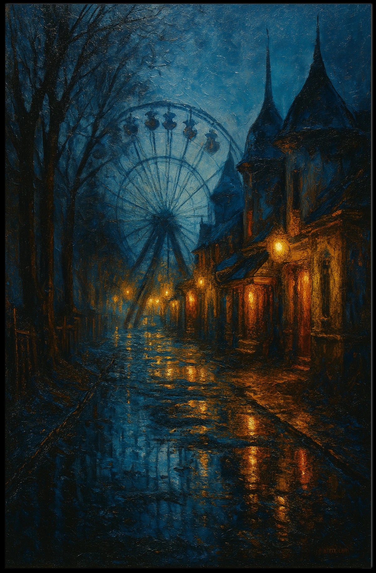 Enchanted Evening at the Fair Poster
