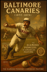 Baltimore Canaries Pioneers Of Poster