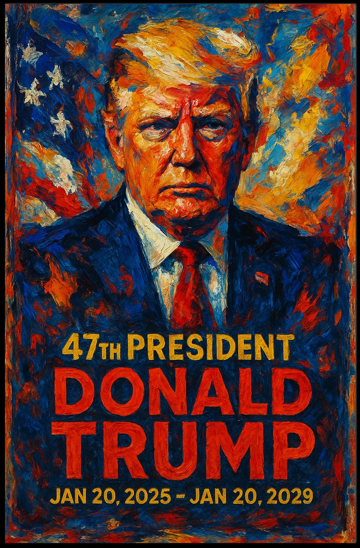 Donald Trump Visionary American Spirit Poster