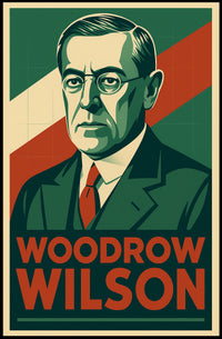 Woodrow Wilson Vintage Ads Poster
